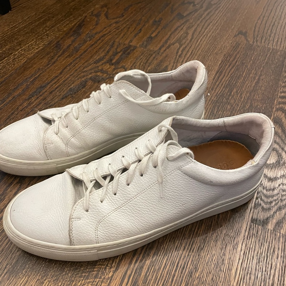 Supply lab leather sneakers